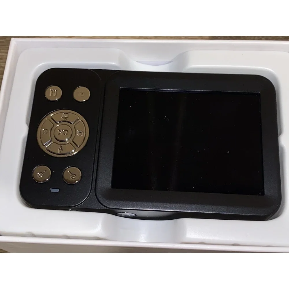 Deatti 4k Digital Camera W/ Dual Screen 18x Zoom Rachargable Camera - Black